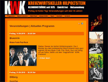 Tablet Screenshot of kreuzwirtskeller.de